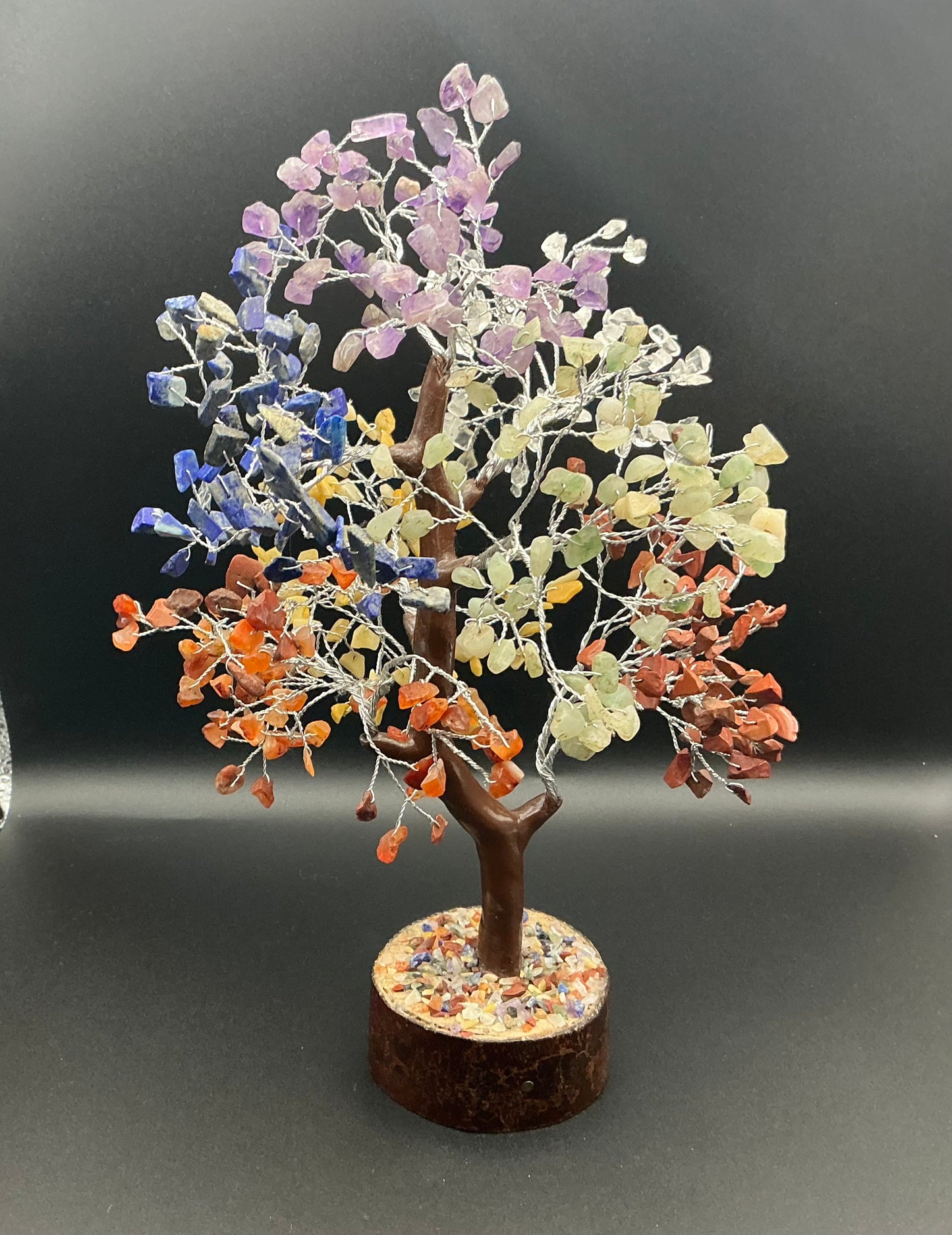 Tree of Life – 7 Chakra Gemstone Tree, 12” (Home & Office Decor)