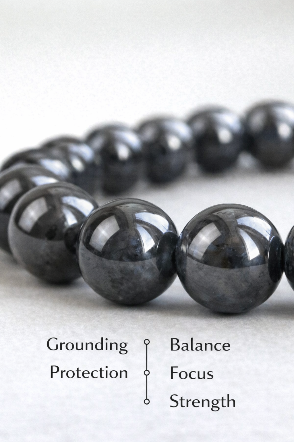🖤 Hematite – The Stone of Strength and Grounding