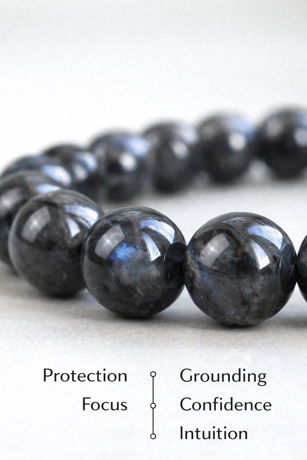 🌑 Larvikite – The Stone of Protection &amp; Intuition