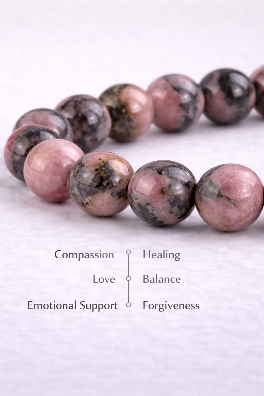 🌸 Rhodonite – The Stone of Love &amp; Emotional Healing