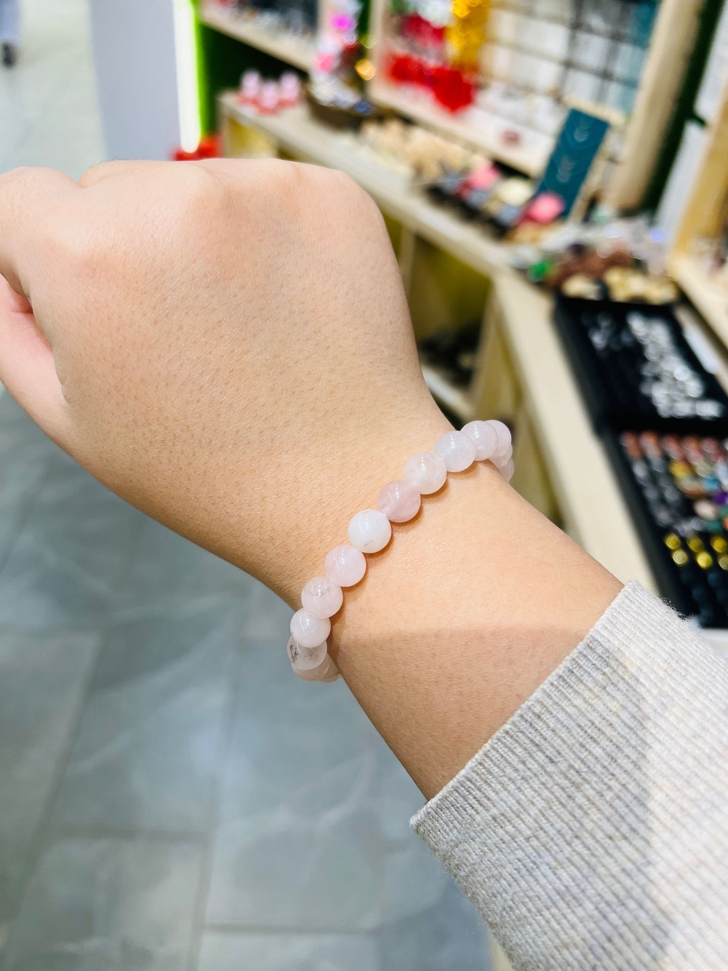 🌸 Rose Quartz Bracelet | Love, Harmony & Inner Peace