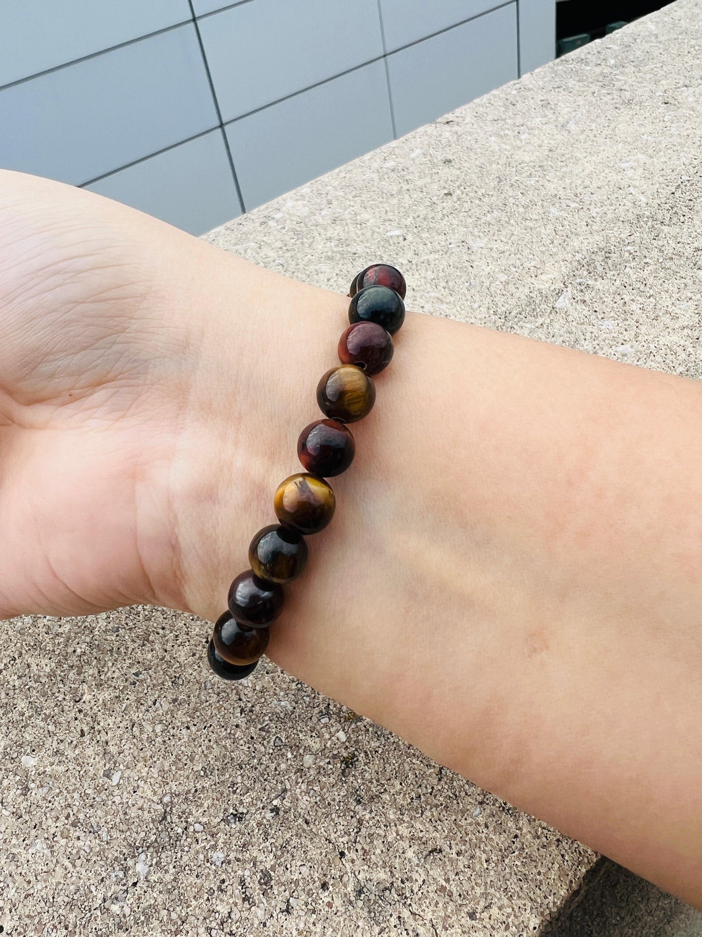 🐅 Tri-Colour Tiger Eye – The Stone of Strength, Balance &amp; Protection