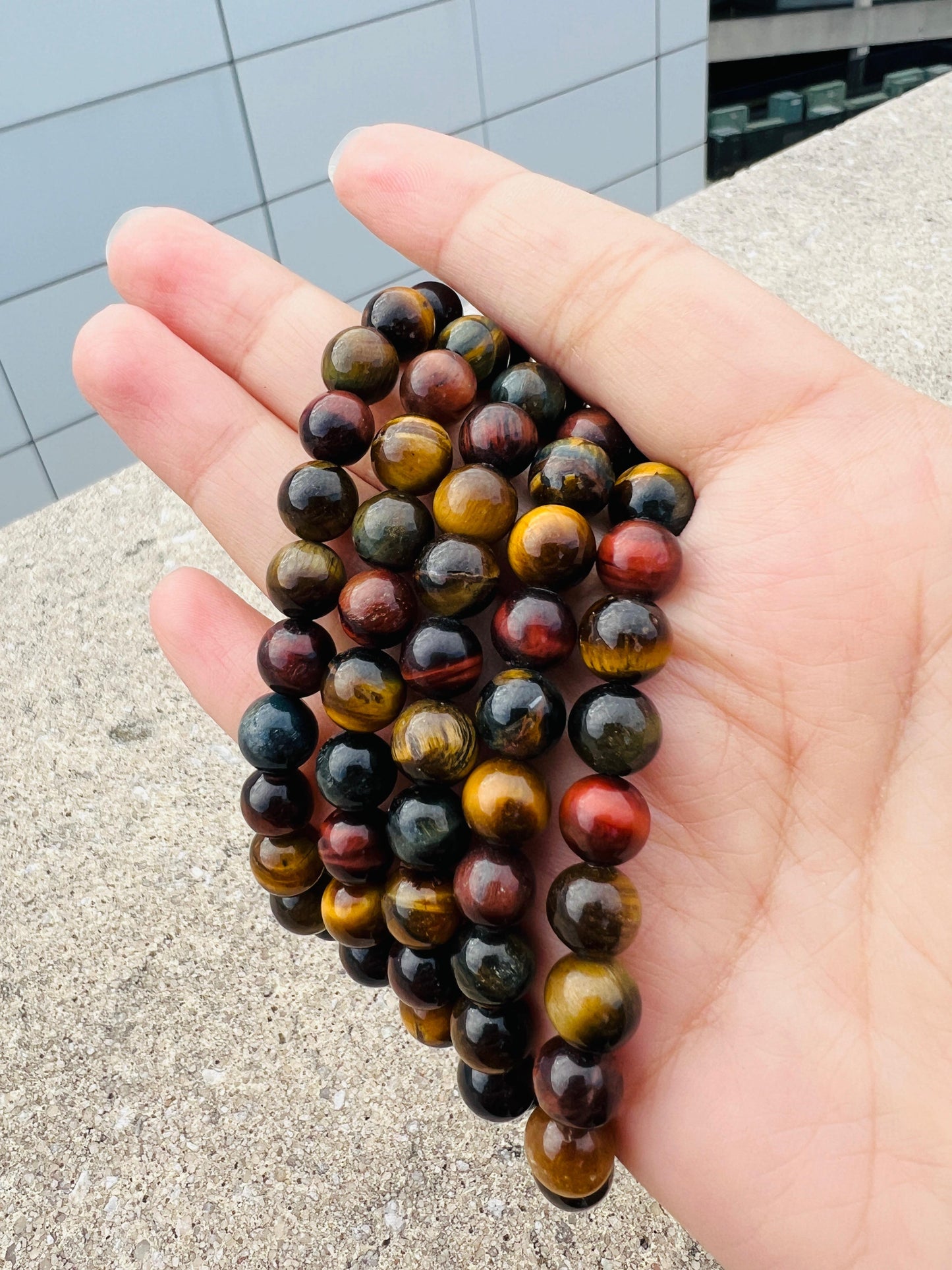 🐅 Tri-Colour Tiger Eye – The Stone of Strength, Balance &amp; Protection