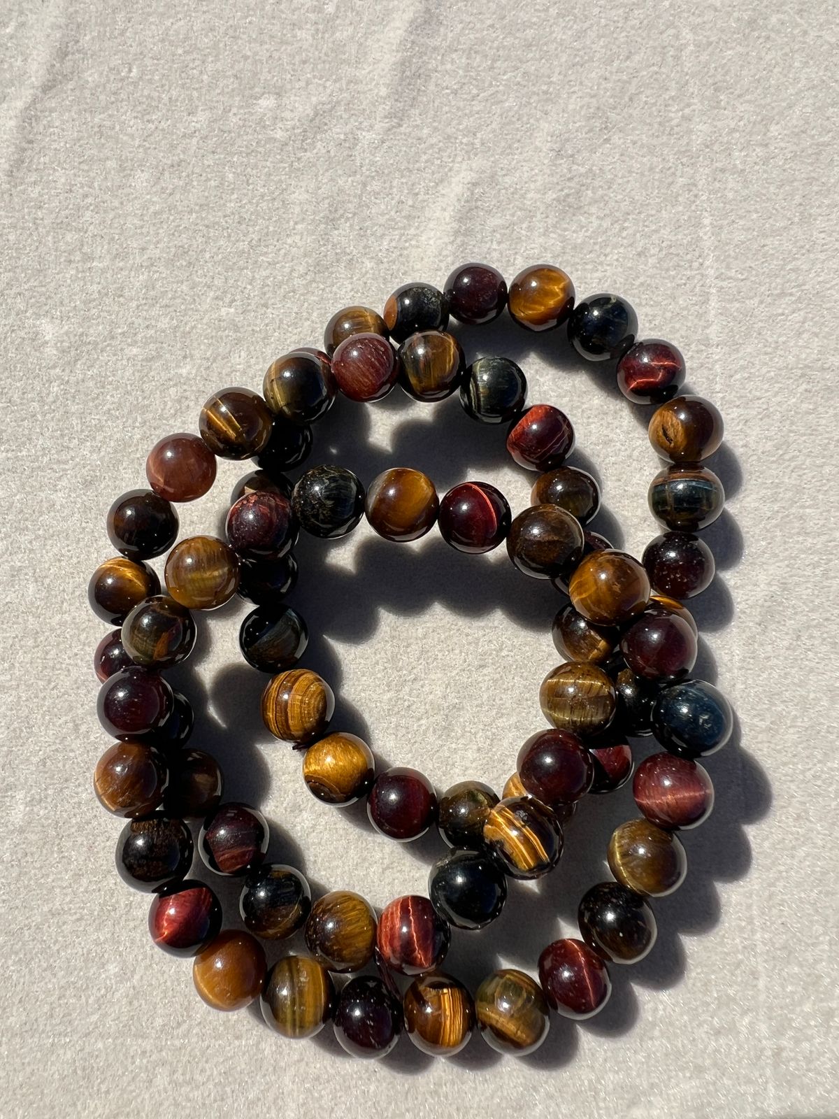 🐅 Tri-Colour Tiger Eye – The Stone of Strength, Balance &amp; Protection