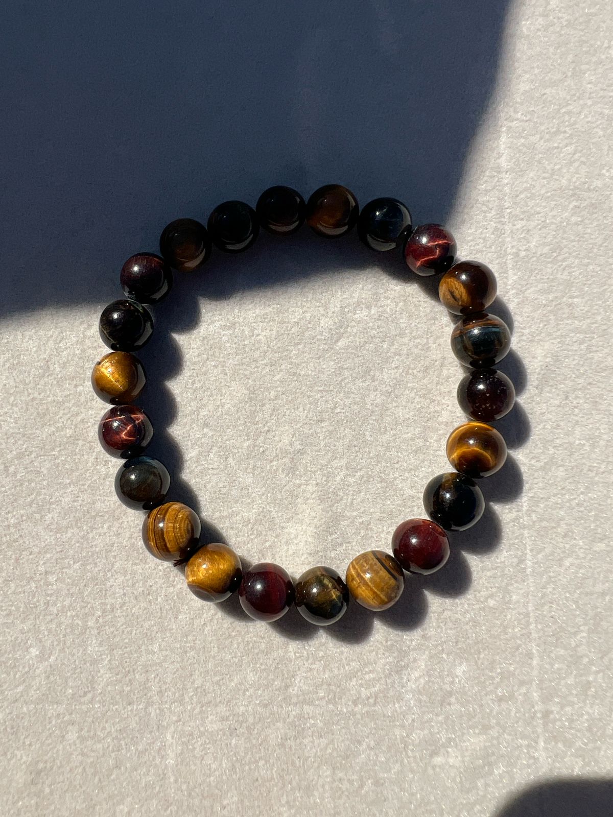 🐅 Tri-Colour Tiger Eye – The Stone of Strength, Balance &amp; Protection