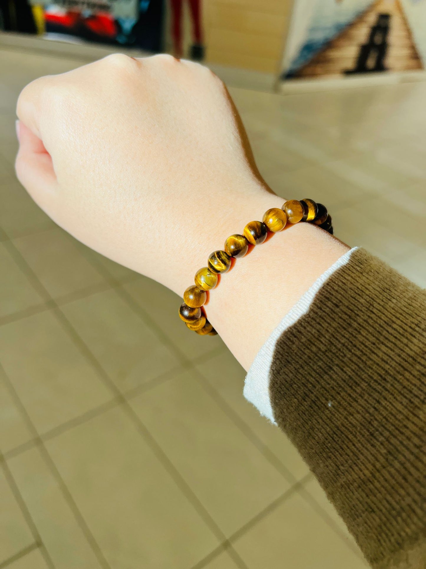 🐅 Tiger’s Eye Bracelet | Strength, Confidence & Protection