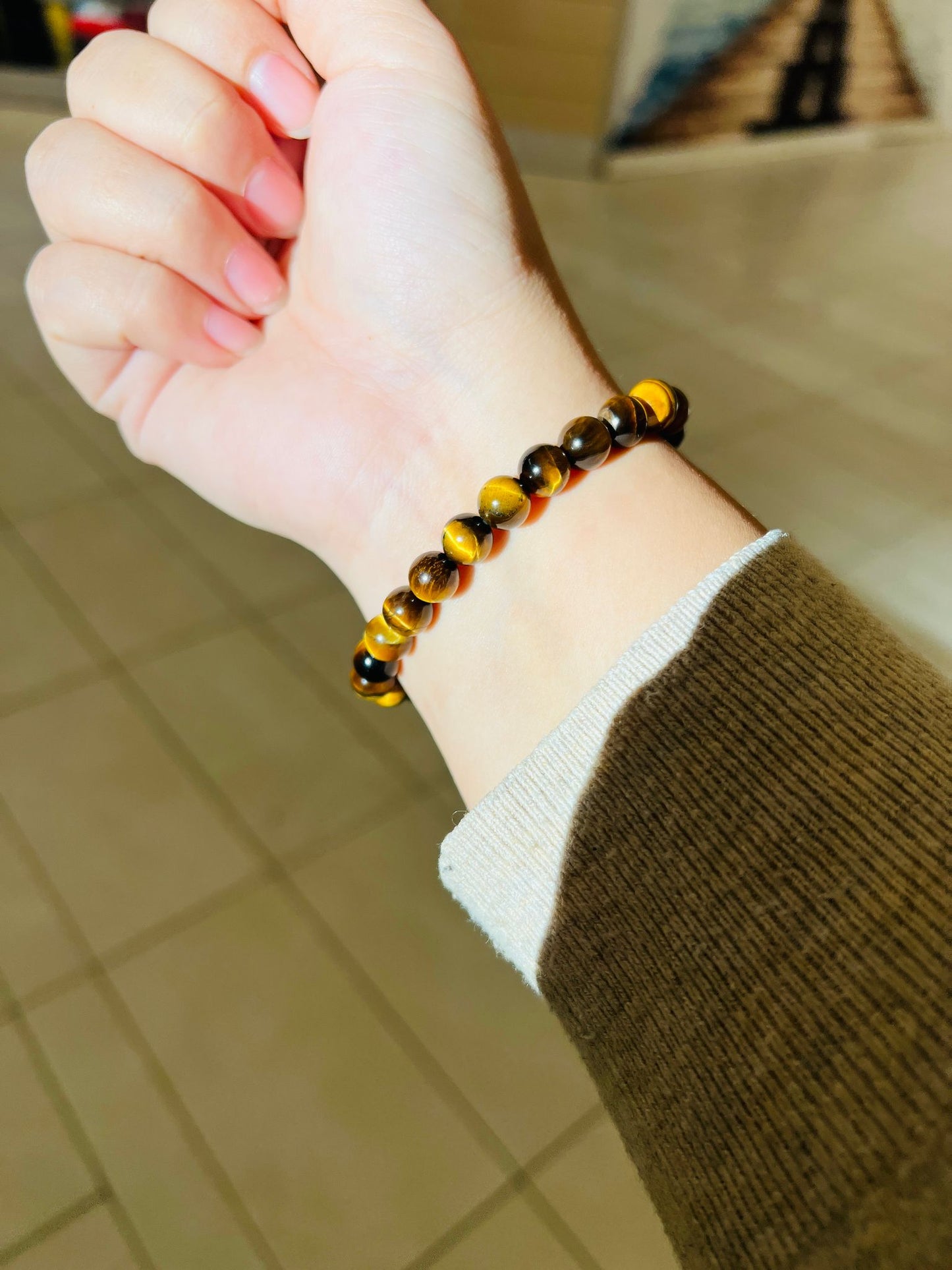 🐅 Tiger’s Eye Bracelet | Strength, Confidence & Protection