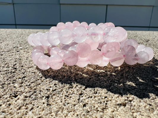 🌸 Rose Quartz Bracelet | Love, Harmony & Inner Peace